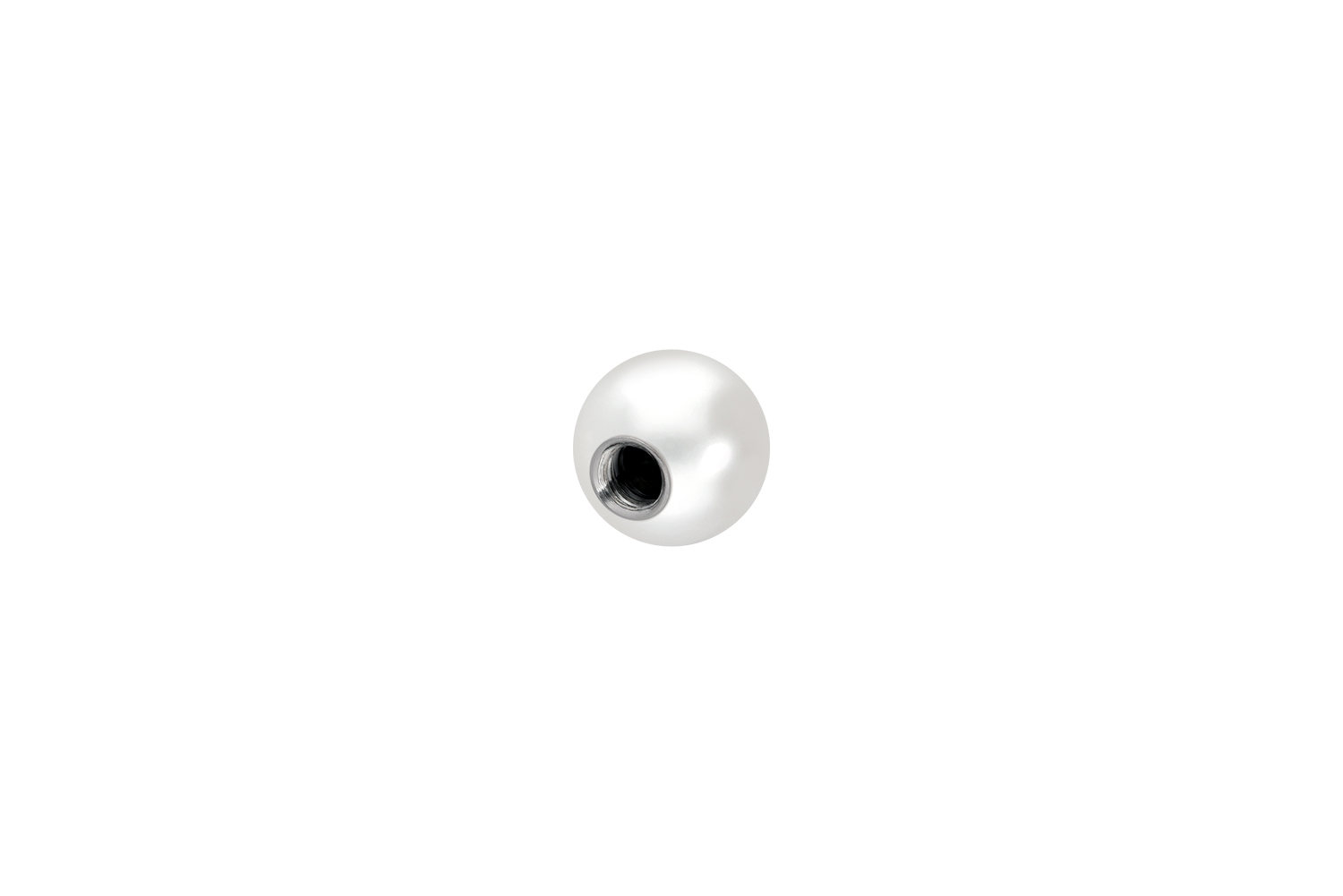 Synthetische Schraubperle mit Titangewinde von Piercingline